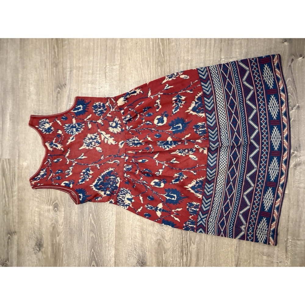 Peruvian Connection Dress Knit Floral Tank M - Picture 3 of 10